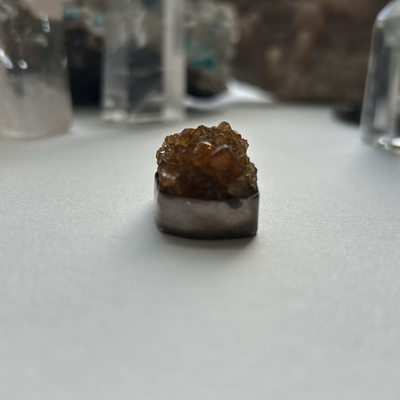 Citrine and sterling silver pendant - Picture 6 of 7